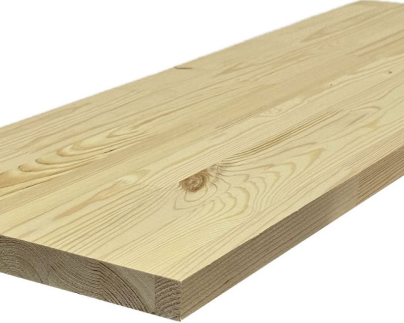 Półka sosnowa sęczna, łączona (mikrowczep)